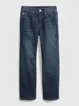 GAP Dětské džíny straight jeans with Washwell - Kluci