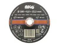 Kotouč brusný na kov 180 x 6 x 22,2 mm - MAGG BK180
