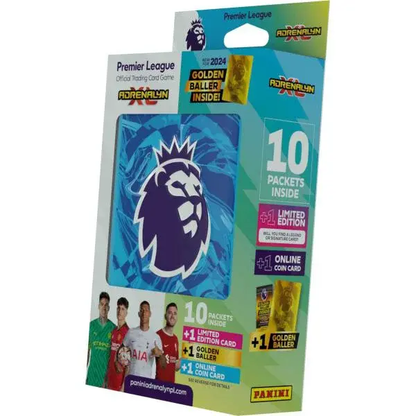 PREMIER LEAGUE 2023/2024 - ADRENALYN - plechová krabička (hranatá)