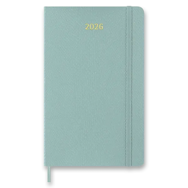 Diář Moleskine Precious & Ethical 2026 - měkké desky, L, týdenní, zelený
