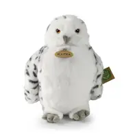 Plyšová sova/sovice sněžná s otáčející hlavou 28 cm ECO-FRIENDLY