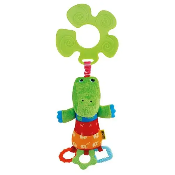 Úchytka na kočárek - krokodýl KrokoBloko v displeji po 12 ks