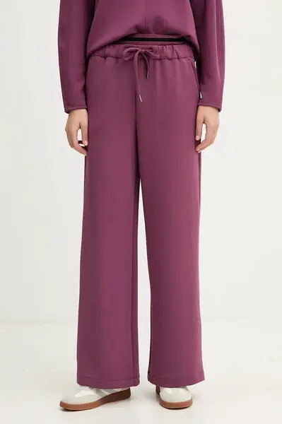 Tepláky United Colors of Benetton fialová barva, 3QAFDF01D