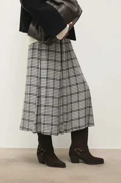 Semišové kovbojské boty Answear.LAB