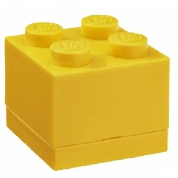 LEGO® mini box 4 - žlutá 46 x 46 x 43 mm