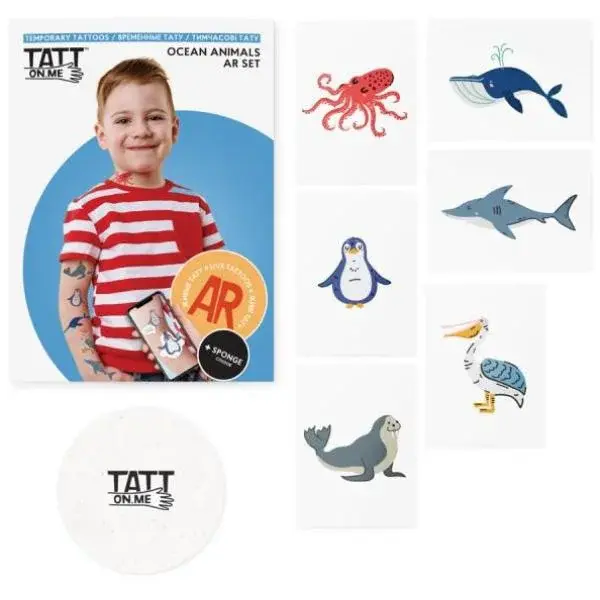 TATTonMe Živé tetovačky pro děti Mořská zvířata