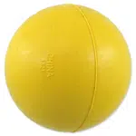 Hračka Dog Fantasy míč tvrdá žlutá 5cm