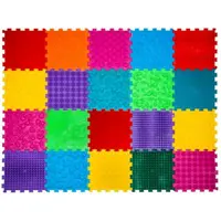 Ortek Masážní ortopedická podložka Puzzle "Mix" 20 prvků