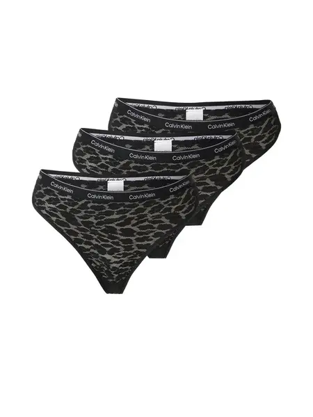 Calvin Klein Underwear Nohavičky  čierna / biela