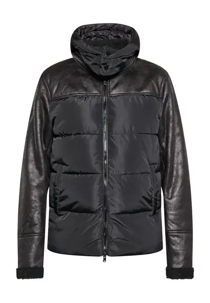 TUFFSKULL Zimná bunda 'Leat'  antracitová / čierna