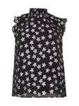 Dorothy Perkins Curve Blúzka  čierna / strieborná