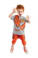 Sada trička a kraťasů Denokids Roar Tiger pro chlapce