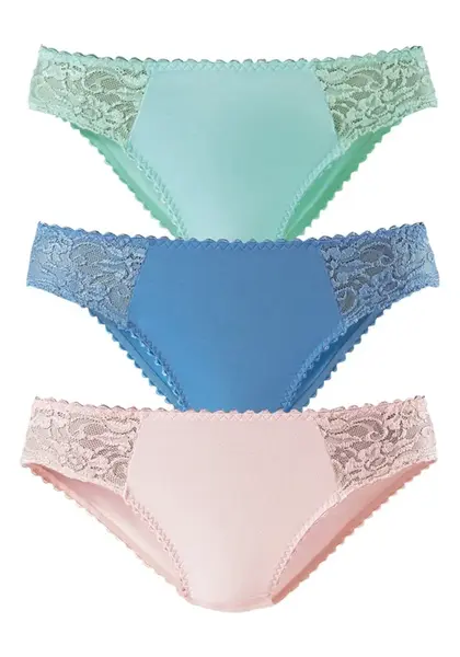 PETITE FLEUR Nohavičky  nebesky modrá / mätová / ružová