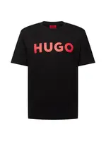HUGO Tričko 'Dulivio'  červená / čierna
