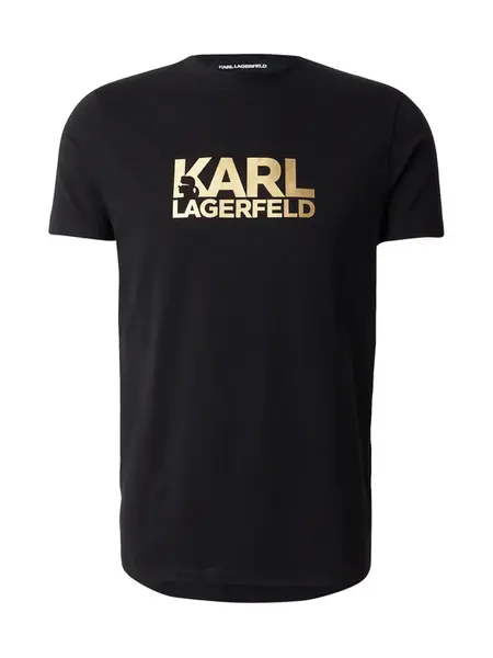 Karl Lagerfeld Tričko  zlatá / čierna