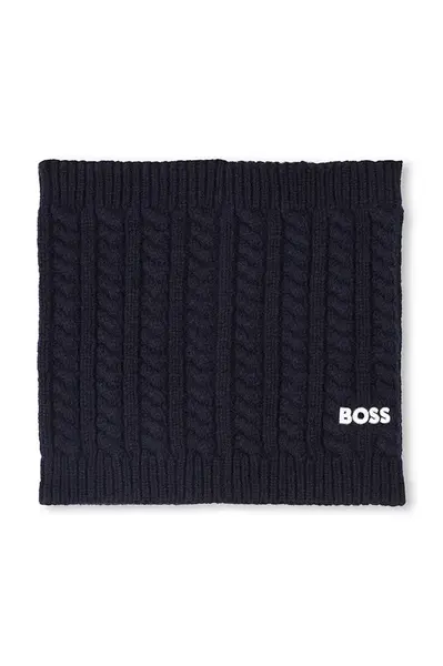 Dětský nákrčník BOSS tmavomodrá barva, J52668