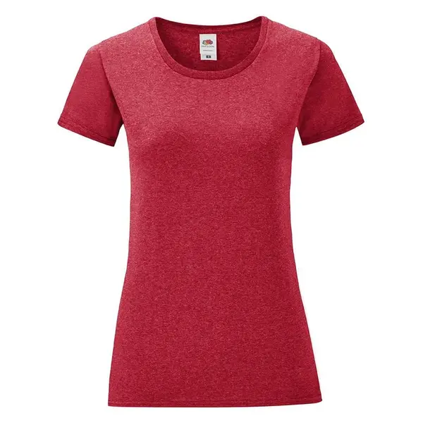 Iconic red Fruit of the Loom Women's T-shirt