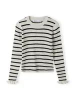 MINOTI Sveter  čierna / biela ako vlna