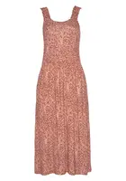 BEACH TIME Letné šaty  ružová / hrdzavo červená