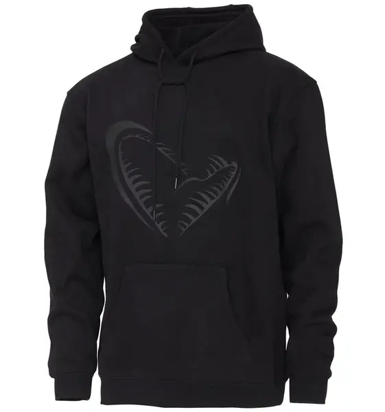 Savage gear mikina jaw hoodie black - s