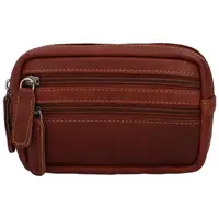 Kožená malá taška na doklady GW Rendy, hnědá