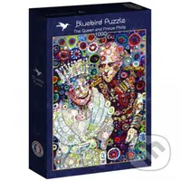 Puzzle Kráľovná Alžbeta a princ Philip - Sally Rich - puzzle z kategorie 500 - 1000 dílků