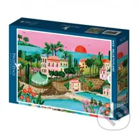 Puzzle Nice, Francúzsko - Millie Putland - puzzle z kategorie 500 - 1000 dílků