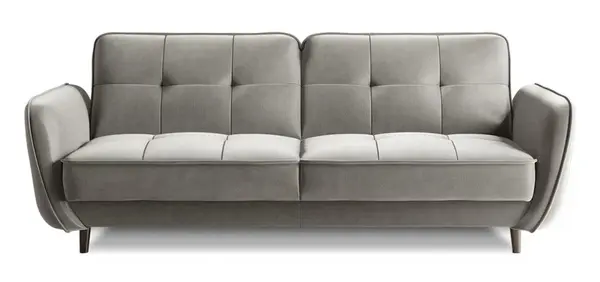 Trojmiestna rozkladacia pohovka s úložným priestorom bellis - sivá -