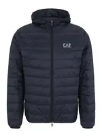 EA7 Emporio Armani Prechodná bunda  námornícka modrá / biela