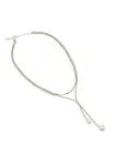 SOHI Retiazka 'Dervla'  strieborná / perlovo biela