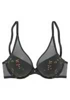 LASCANA Podprsenka 'Apex'  limetková / tmavozelená / cyklaménová