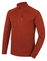 Husky Alou M S, brown Pánská mikina z merino vlny