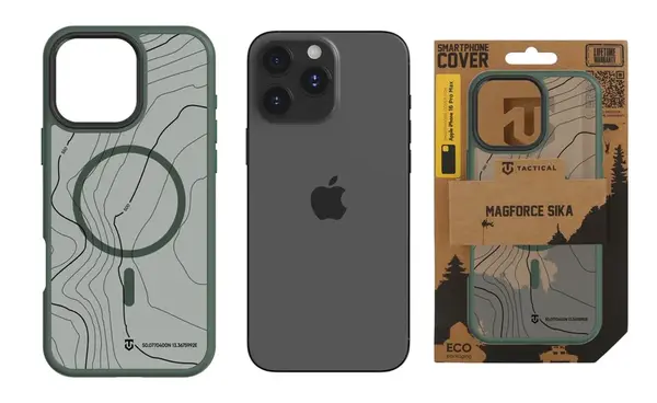 Zadní kryt Tactical MagForce Hyperstealth Sika pro Apple iPhone 16 Pro Max, forest green