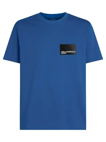 KARL LAGERFELD JEANS Tričko  modrá / čierna / biela