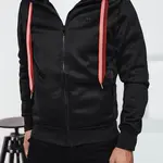 Černá pánská mikina s kapucí Dstreet