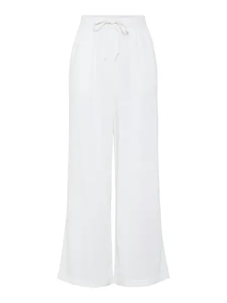 PIECES Nohavice 'PCPia'  biela