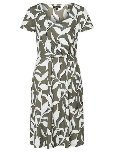 MORE & MORE Šaty  olivová / čierna / biela