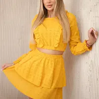 Boho šaty hořčice