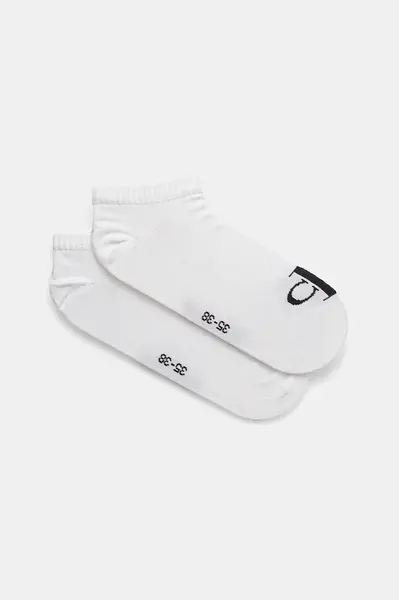 Ponožky Calvin Klein Jeans 2-pack dámské, bílá barva, 701228815