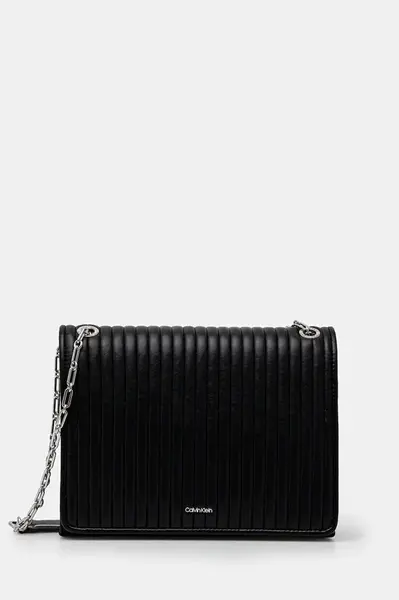 Kabelka Calvin Klein černá barva, K60K613080