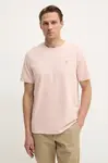 Bavlněné tričko Guess růžová barva, M4YI0A KCCM1