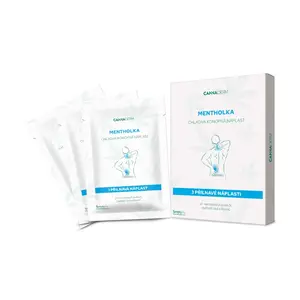 Cannaderm Mentholka Chladivá konopná náplast 3 ks