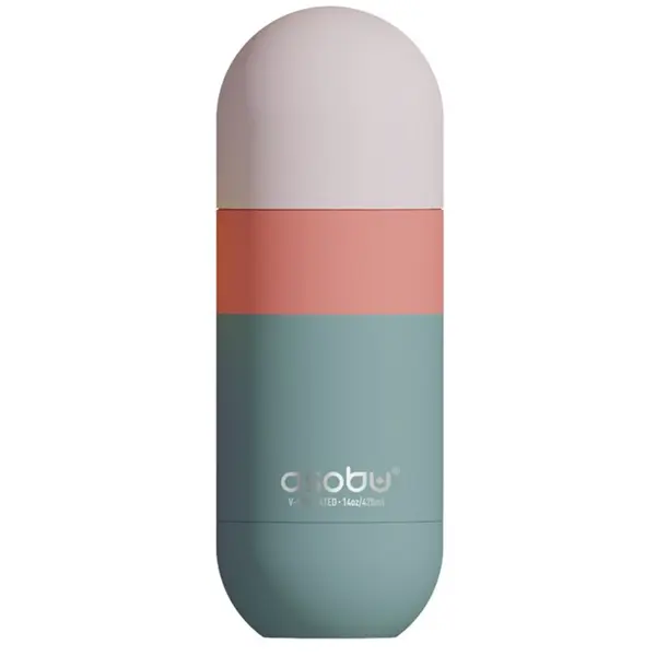 ASOBU ORB cestovní termoska PASTEL GREEN 420ml Cestovní termoska