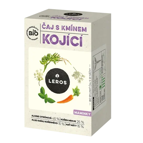 Leros Čaj s kmínem kojící BIO 20x1,8 g