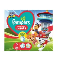 Pampers Pants vel. 5 carry pack paw patrol 11-17 kg plenkové kalhotky 66 ks