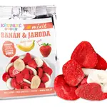 Mixit Křupavé ovoce do kapsy Banán a jahoda 23 g