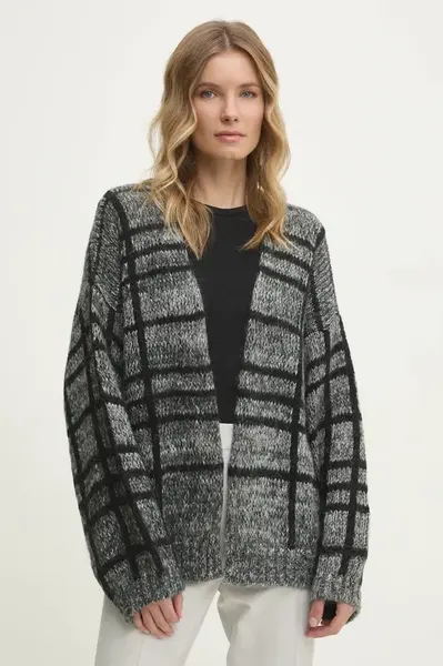 Svetr s příměsí vlny Answear.LAB šedá barva