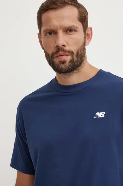 Bavlněné tričko New Balance Small Logo
