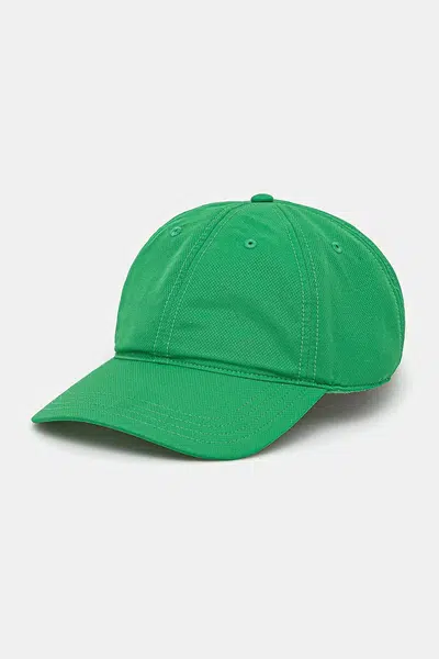 Kšiltovka Lacoste zelená barva, hladká, RK2662