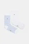 Ponožky Tommy Hilfiger 2-pack dámské, bílá barva, 100001494